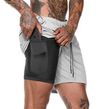 Short de Compressão Masculino 2 Camadas Dry Fit Esportivo - Vanity Shop