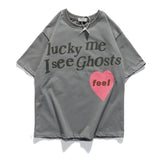 Camiseta Lucky My I See Ghost Oversized