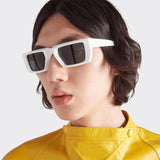Óculos de Sol Masculino Runway Quadrado Branco - Vanity Shop