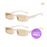Óculos de Sol Feminino Retangular - Compre 1 Leve 2 | Vanity Shop