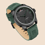 Relógio Naviforce NF9202L Masculino Couro Militar - Vanity Shop