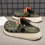 Sandália Crocs Masculina Velcro Streetwear Verde