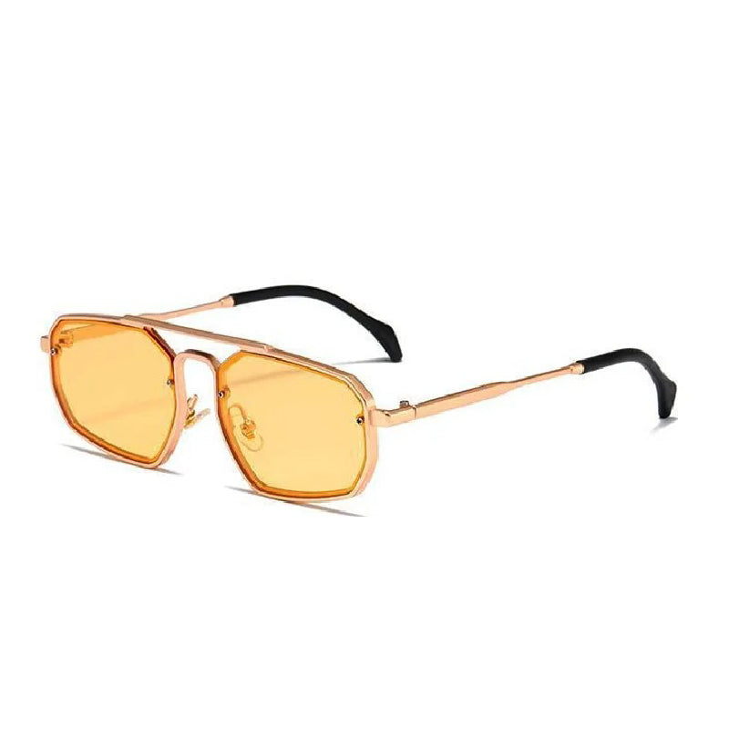 Óculos de Sol Masculino Clássico Metal Hex