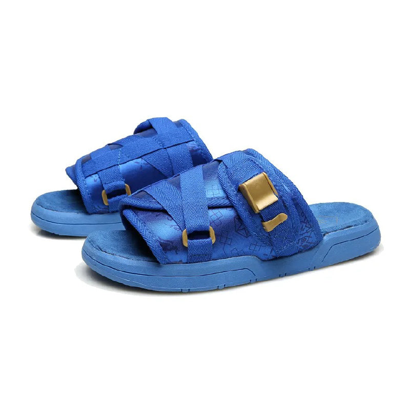 Chinelo Slide Phantom Strap Colors Azul