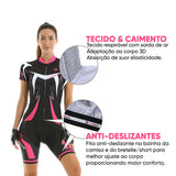 Roupa de Ciclismo Feminina X-Tiger com Gel Pad - Vanity Shop